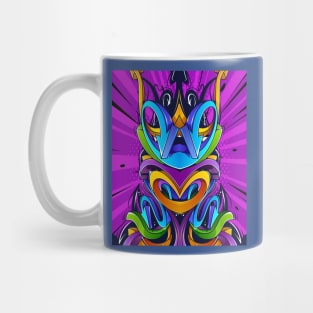 Graffiti Sprayer Spraying Art Mug